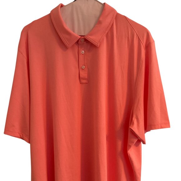 Johnston & Murphy XC4 Polo - Orange - Worn Once - Like New Condition - 3XL - Picture 2 of 4